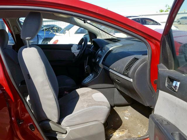 3N1AB6AP9CL682786 - 2012 NISSAN SENTRA 2.0 RED photo 5