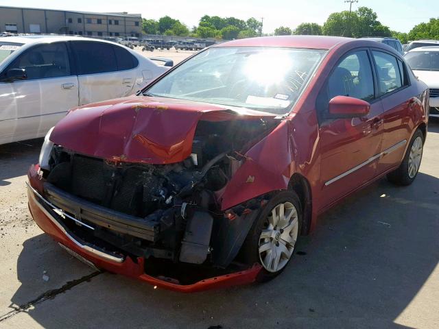 3N1AB6AP9CL682786 - 2012 NISSAN SENTRA 2.0 RED photo 9