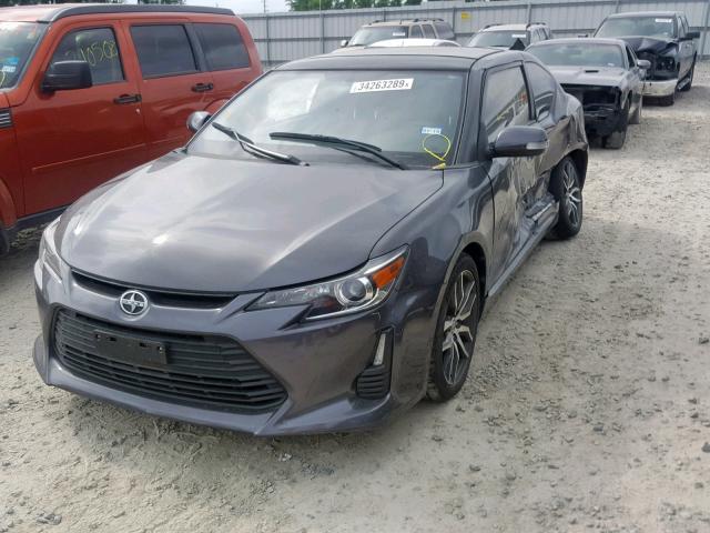 JTKJF5C73FJ003155 - 2015 TOYOTA SCION TC ნაცრისფერი ფოტო 2