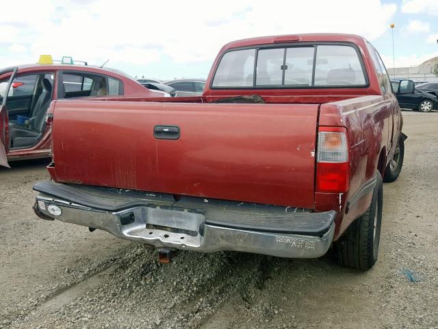 JT4VD12E9S0011462 - 1995 TOYOTA T100 XTRAC RED photo 4