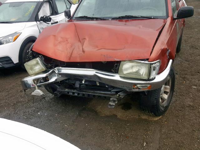 JT4VD12E9S0011462 - 1995 TOYOTA T100 XTRAC RED photo 9