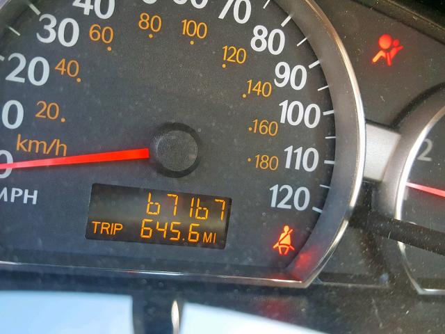 1G8AJ55F57Z199395 - 2007 SATURN ION LEVEL CHARCOAL photo 8