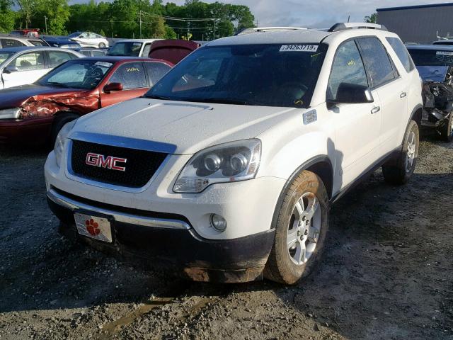 1GKKRNED4CJ169190 - 2012 GMC ACADIA SLE WHITE photo 2