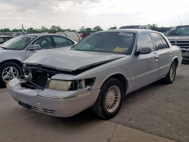 2MEFM75W8YX620336 - 2000 MERCURY GRAND MARQ SILVER photo 2