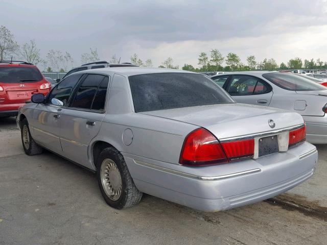 2MEFM75W8YX620336 - 2000 MERCURY GRAND MARQ SILVER photo 3