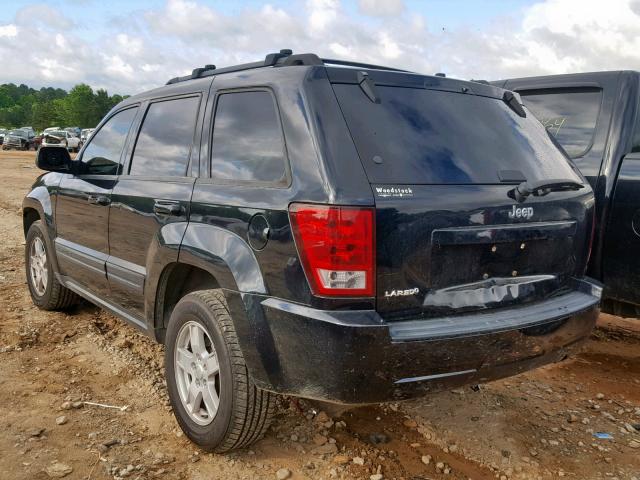 1J4HS48N46C285100 - 2006 JEEP GRAND CHER BLACK photo 3