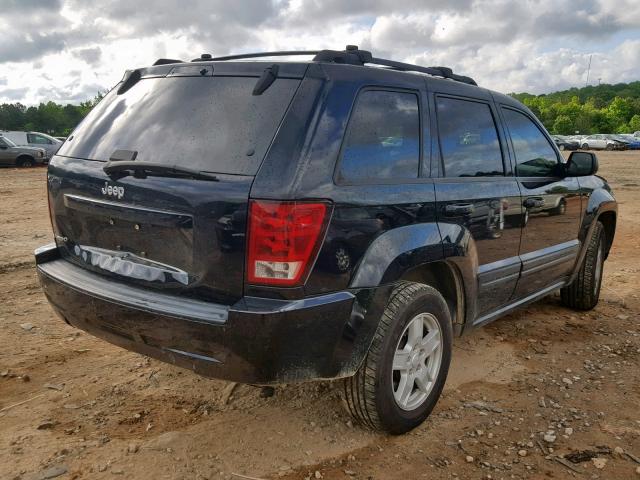 1J4HS48N46C285100 - 2006 JEEP GRAND CHER BLACK photo 4