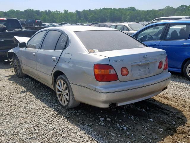 JT8BD68S2X0066998 - 1999 LEXUS GS 300 SILVER photo 3