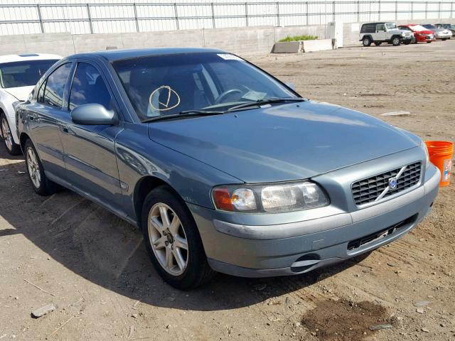 YV1RS61R222175224 - 2002 VOLVO S60 BLUE photo 1