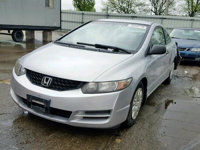 2HGFG1B26AH533446 - 2010 HONDA CIVIC DX SILVER photo 2