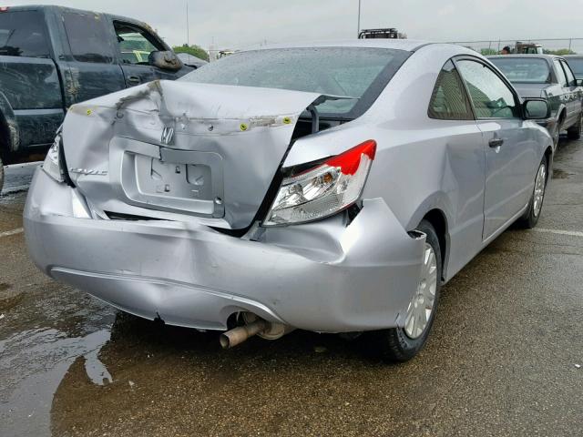 2HGFG1B26AH533446 - 2010 HONDA CIVIC DX SILVER photo 4