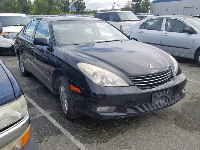 JTHBF30GX30123927 - 2003 LEXUS ES 300 BLACK photo 1