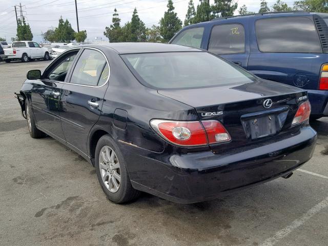 JTHBF30GX30123927 - 2003 LEXUS ES 300 BLACK photo 3