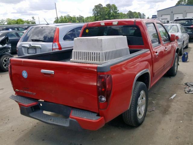 1GCDSCFE0C8166072 - 2012 CHEVROLET COLORADO L RED photo 4