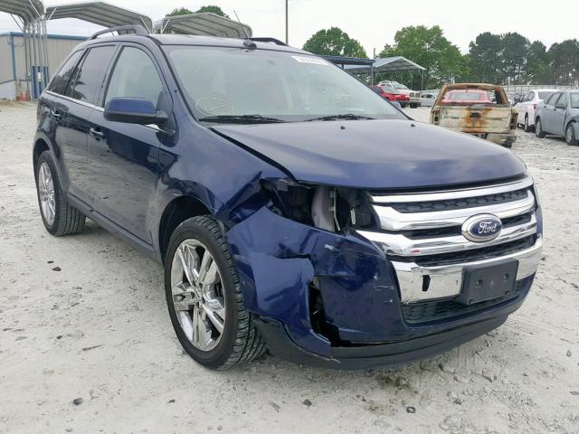 2FMDK3KC1BBB12534 - 2011 FORD EDGE LIMIT BLUE photo 1