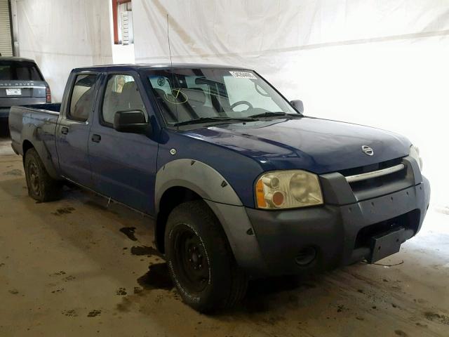 1N6ED29X12C324546 - 2002 NISSAN FRONTIER C BLUE photo 1