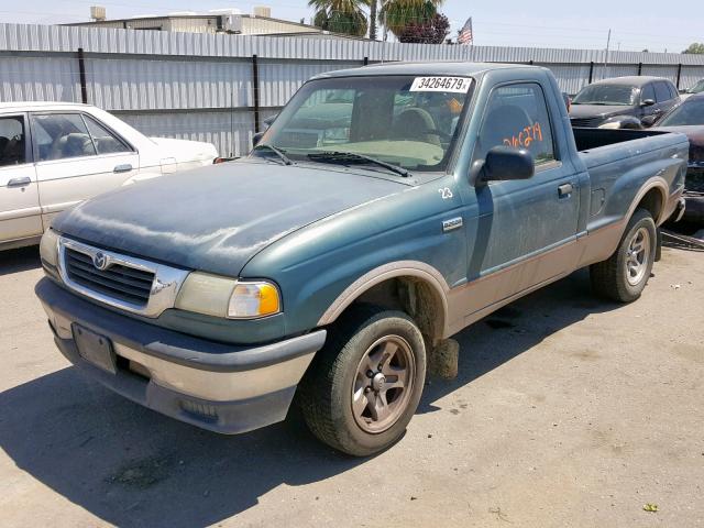 4F4YR12C4WTM18971 - 1998 MAZDA B2500 GREEN photo 2