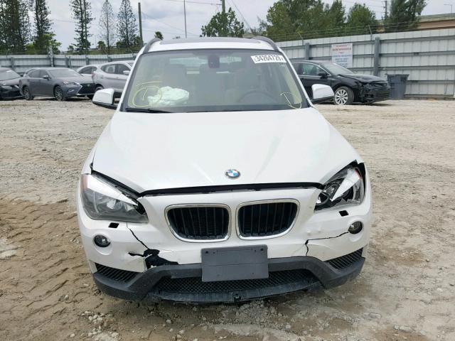 WBAVL1C59EVY16836 - 2014 BMW X1 XDRIVE2 WHITE photo 9