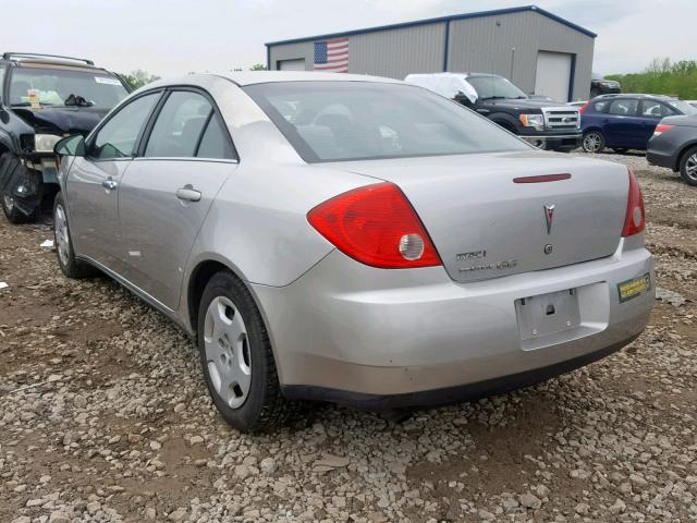 1G2ZF57B284148783 - 2008 PONTIAC G6 VALUE L SILVER photo 3