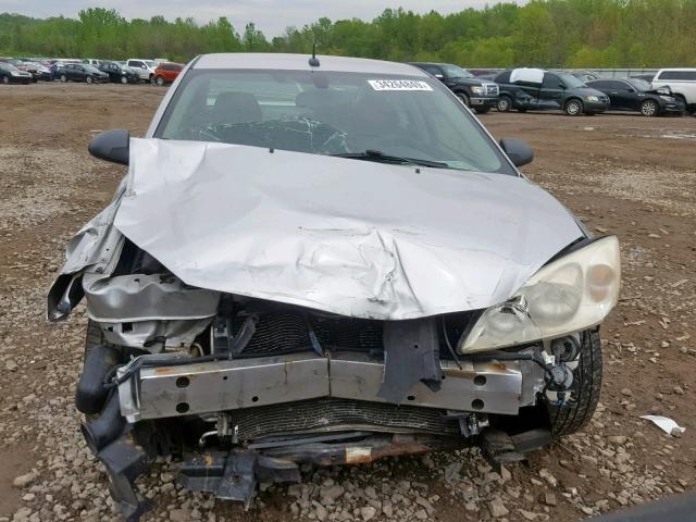 1G2ZF57B284148783 - 2008 PONTIAC G6 VALUE L SILVER photo 9