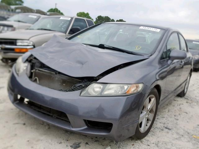 19XFA1F6XAE008379 - 2010 HONDA CIVIC LX-S Մոխրագույն լուսանկար 2