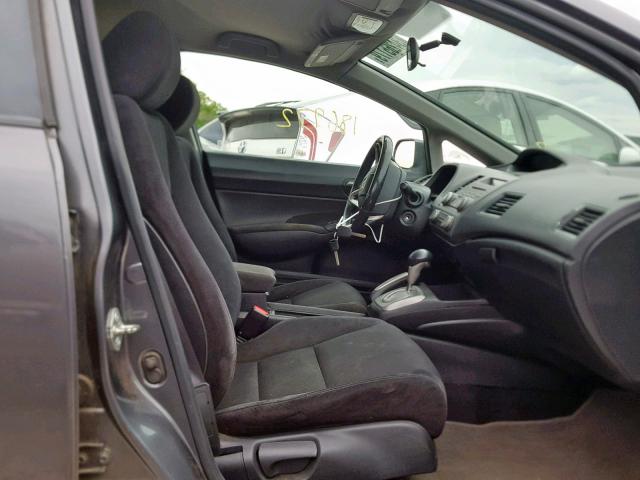 19XFA1F6XAE008379 - 2010 HONDA CIVIC LX-S Մոխրագույն լուսանկար 5