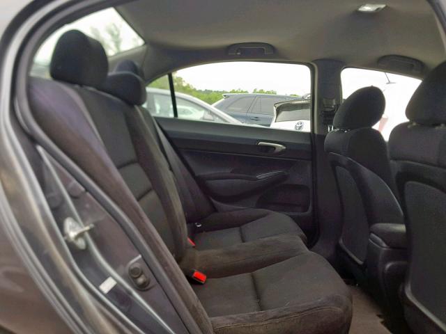 19XFA1F6XAE008379 - 2010 HONDA CIVIC LX-S Մոխրագույն լուսանկար 6