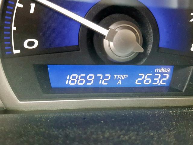 19XFA1F6XAE008379 - 2010 HONDA CIVIC LX-S Մոխրագույն լուսանկար 8