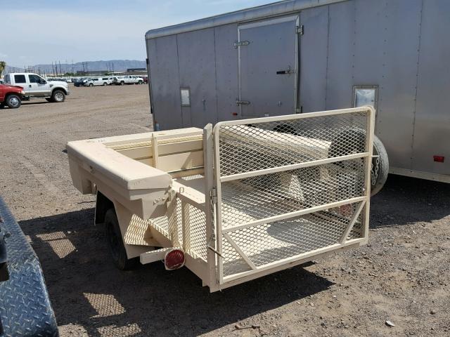 AZ368512 - 2004 UTILITY TRAILER BEIGE photo 4