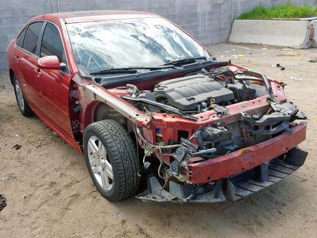 2G1WB5E30F1125333 - 2015 CHEVROLET IMPALA LIM RED photo 1