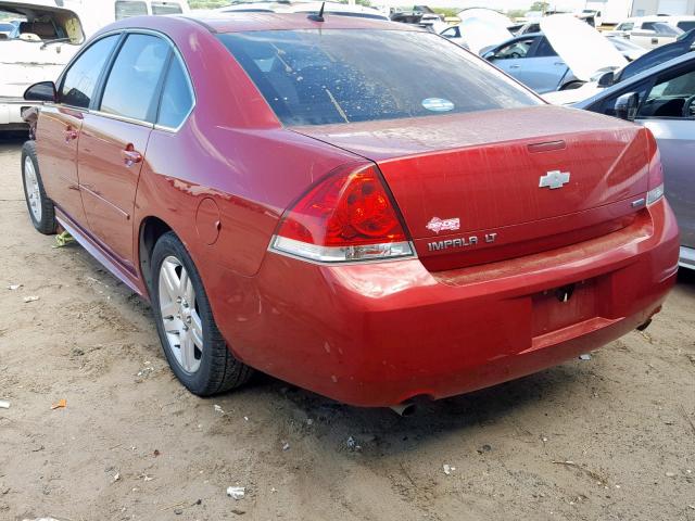 2G1WB5E30F1125333 - 2015 CHEVROLET IMPALA LIM RED photo 3