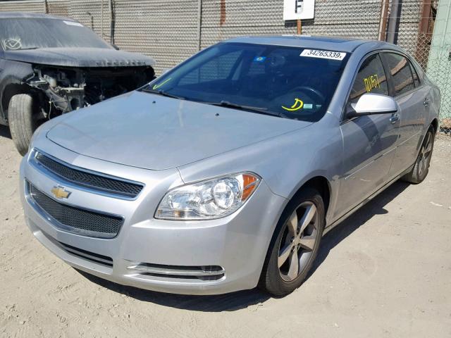 1G1ZD5E08CF348852 - 2012 CHEVROLET MALIBU 2LT SILVER photo 2