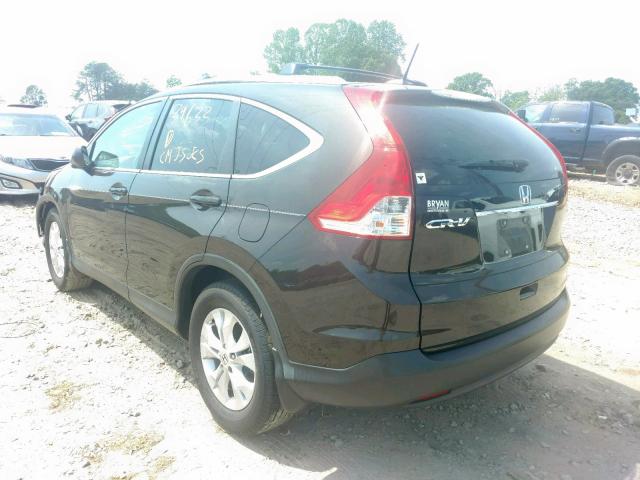 2HKRM3H77EH526358 - 2014 HONDA CR-V EXL BROWN photo 3