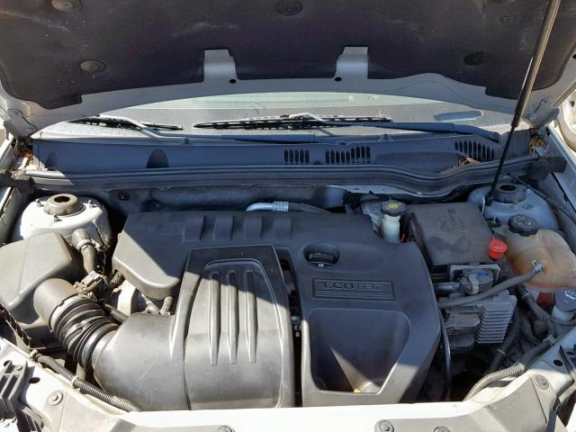 1G1AT58H697293242 - 2009 CHEVROLET COBALT LT SILVER photo 7