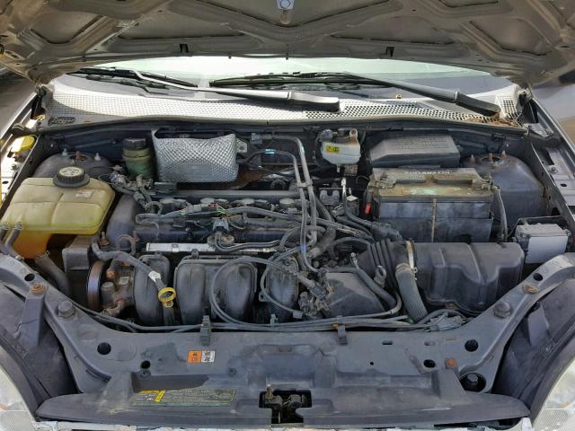 1FAFP34N46W123972 - 2006 FORD FOCUS ZX4 GRAY photo 7