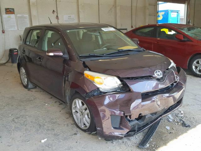 JTKKU4B48B1013119 - 2011 TOYOTA SCION XD BURGUNDY photo 1