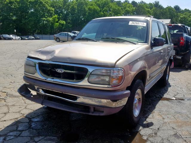 1FMDU32E4VUA34258 - 1997 FORD EXPLORER GOLD photo 2