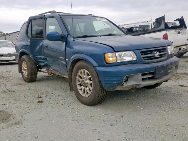 4S6DM58WXY4403812 - 2000 HONDA PASSPORT E BLUE photo 1