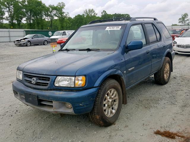 4S6DM58WXY4403812 - 2000 HONDA PASSPORT E 蓝色 照片 2