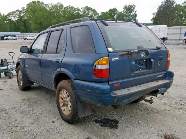 4S6DM58WXY4403812 - 2000 HONDA PASSPORT E 蓝色 照片 3