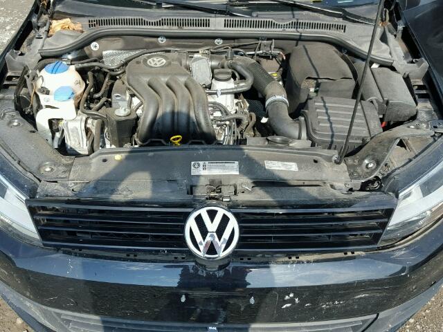 3VW2K7AJ8EM368625 - 2014 VOLKSWAGEN JETTA BASE Սև լուսանկար 7