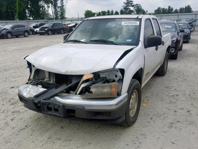 1GCCS138358148022 - 2005 CHEVROLET COLORADO WHITE photo 2