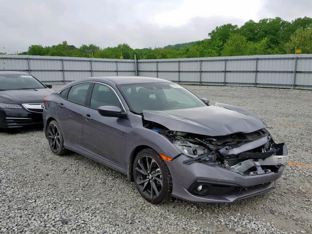 19XFC2F81KE000352 - 2019 HONDA CIVIC SPOR GRAY photo 1