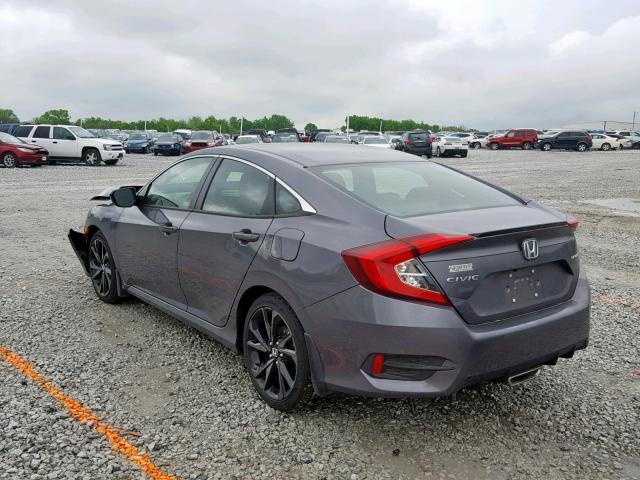 19XFC2F81KE000352 - 2019 HONDA CIVIC SPOR GRAY photo 3