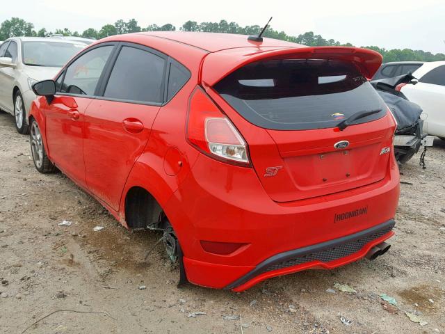 3FADP4GX3FM167780 - 2015 FORD FIESTA ST RED photo 3