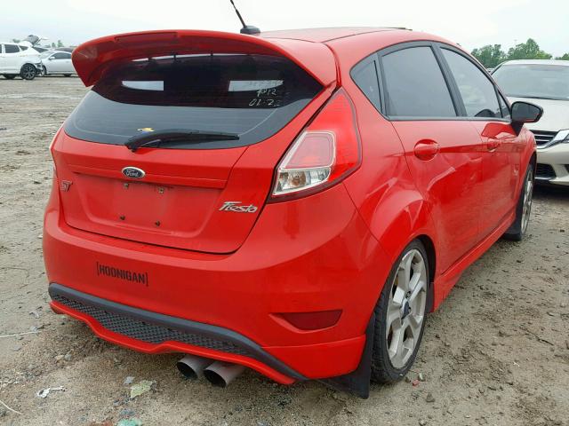 3FADP4GX3FM167780 - 2015 FORD FIESTA ST RED photo 4