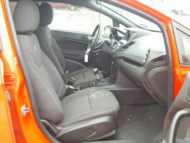 3FADP4GX3FM167780 - 2015 FORD FIESTA ST RED photo 5