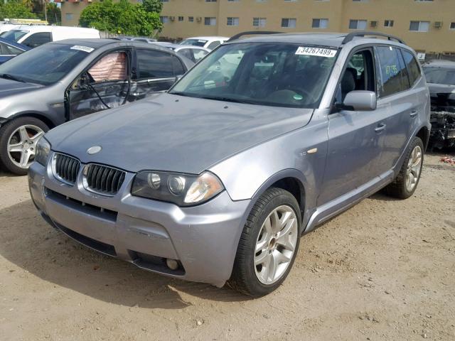 WBXPA93496WG91202 - 2006 BMW X3 3.0I SILVER photo 2