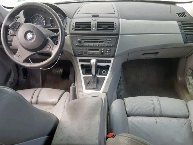 WBXPA93496WG91202 - 2006 BMW X3 3.0I SILVER photo 9