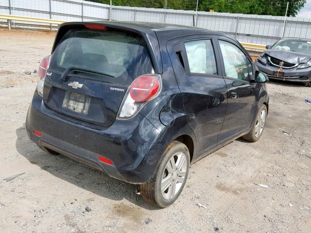 KL8CD6S95EC455263 - 2014 CHEVROLET SPARK 1LT BLACK photo 4